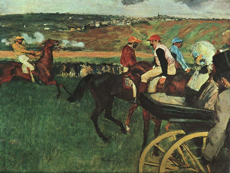 Edgar Degas At the Races